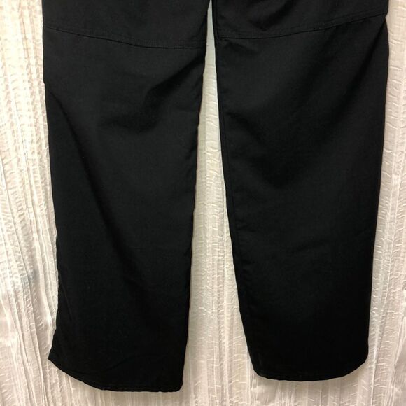 Scrubstar S Black four pocket w/pink trim details scrub bottom pants - Picture 5 of 14